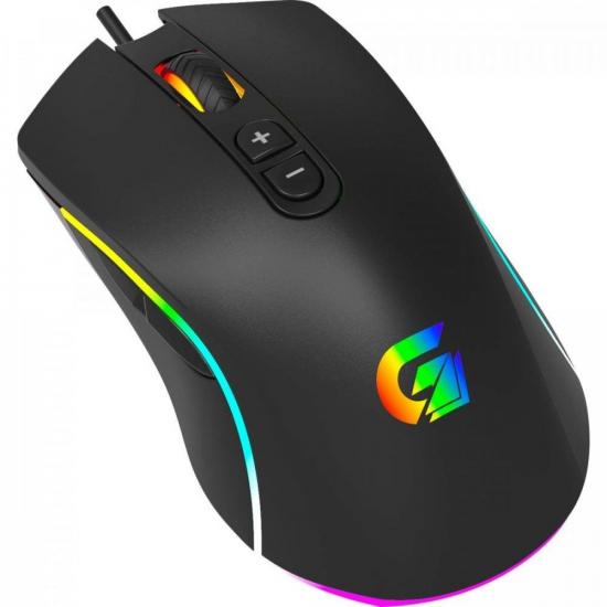 Mouse Gamer CRUISER RGB 10000DPI Preto FORTREK G 