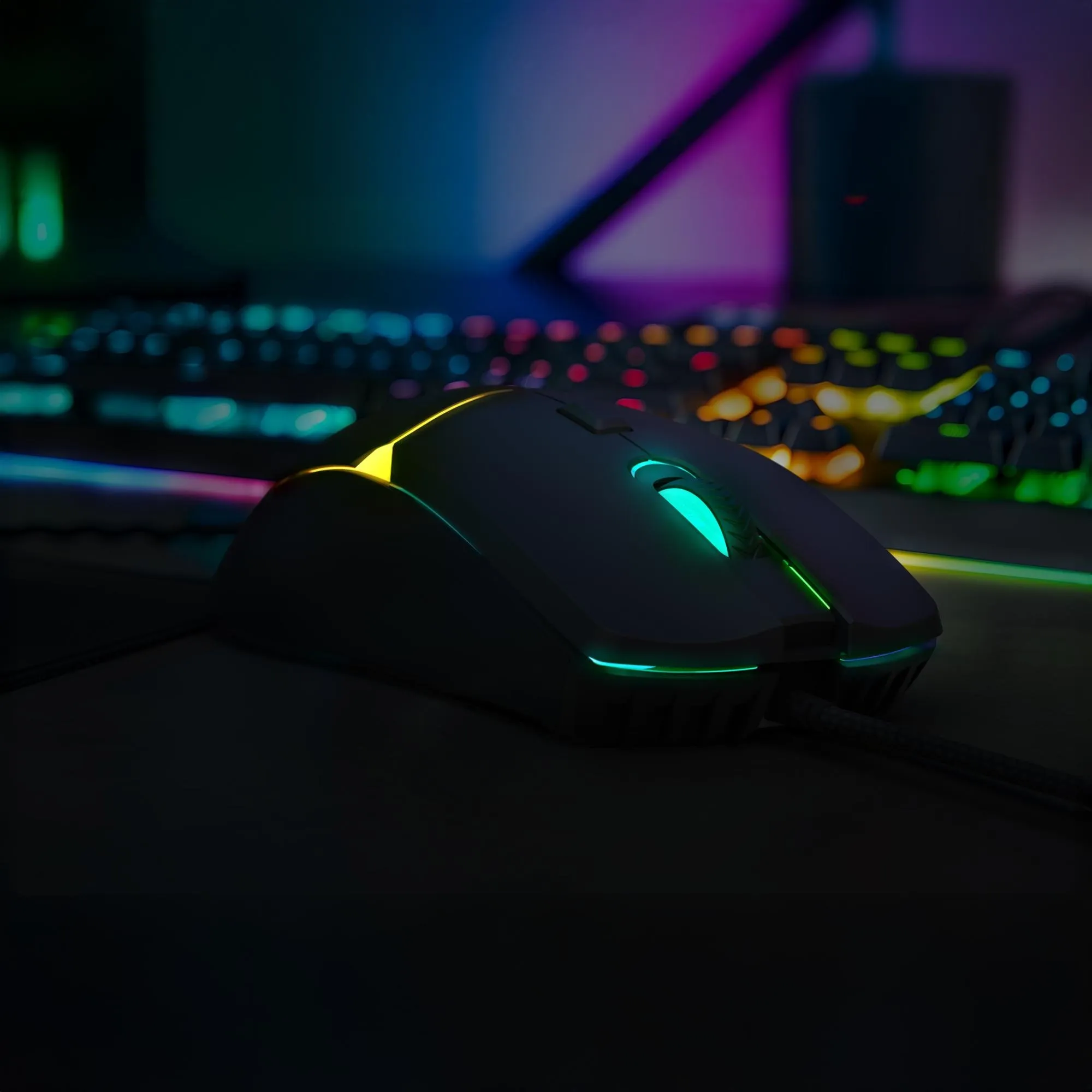 Mouse Gamer Fortrek Crusader 12800Dpi Preto