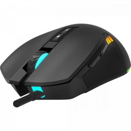 Mouse Gamer VICKERS RGB 4200DPI Preto FORTREK G 