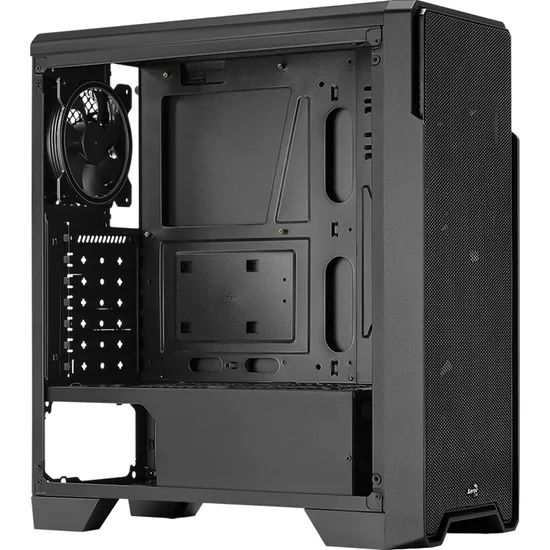 Gabinete Gamer Aerocool Ore Saturn Preto RGB Lateral Acrílico