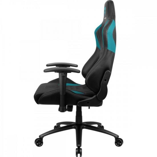 Cadeira Gamer DC3 Preta/Ciano THUNDERX3 