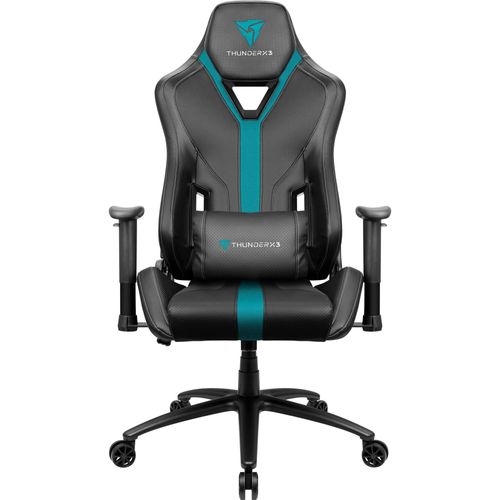 Cadeira Gamer YC3 Preta/Ciano THUNDERX3