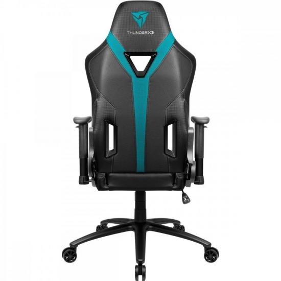 Cadeira Gamer YC3 Preta/Ciano THUNDERX3 