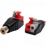 Jack RCA com Borne Engate Rápido JCRC0011 STORM