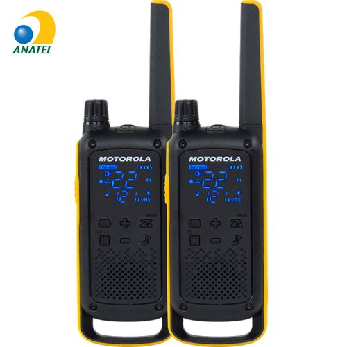 Rádio Comunicador Talkabout Motorola T470BR 35km Amarelo/Preto