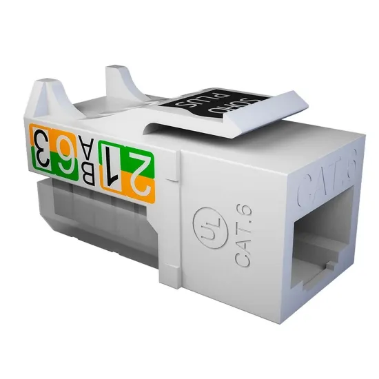 Conector RJ45 Fêmea CAT.6 T-568A/B Branco FURUKAWA SOHOPLUS - Hayamax