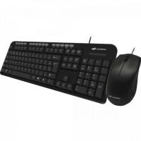 Kit Teclado + Mouse USB KT-100BK Preto C3TECH