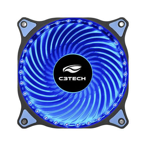 Cooler Fan 12cm 30 LED Storm F7-L130BL Azul C3TECH