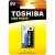 Bateria Alcalina 9V 6LR61GCP TOSHIBA (Cartela com 1 Unid.) 