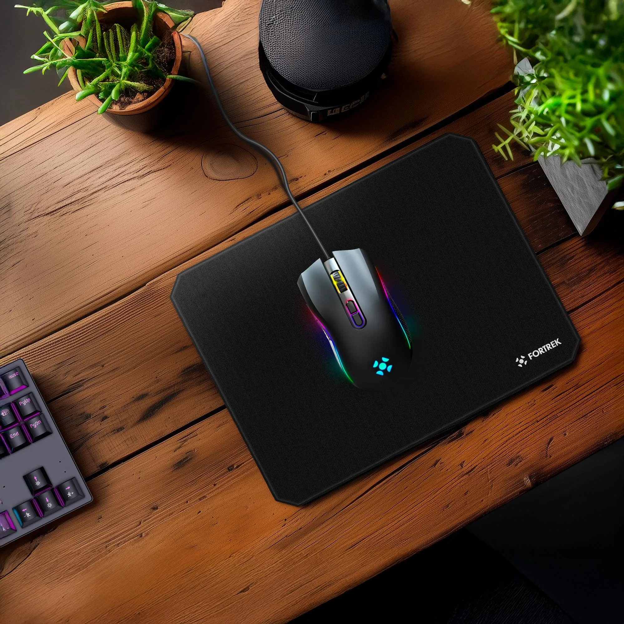 Mouse Pad Gamer Fortrek Speed MPG101 (320x240mm) Vermelho