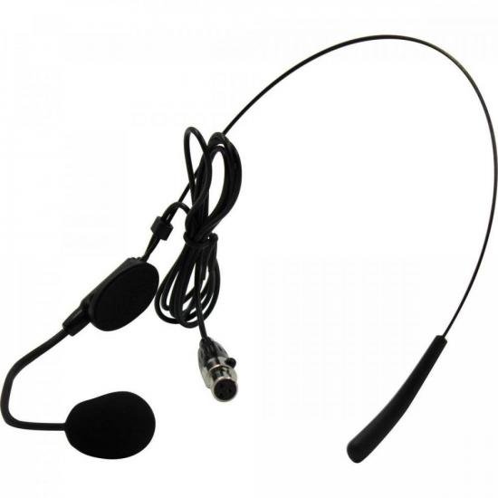 Microfone Headset Leson HD 750SF Com Fio Preto