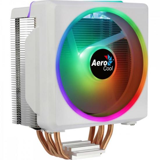 Cooler Para Processador Aerocool Cylon 4F ARGB Branco
