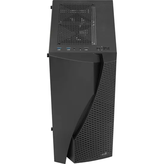 Gabinete Gamer Aerocool Wave Preto Lateral Vidro