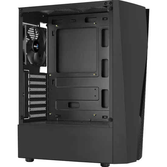 Gabinete Gamer Aerocool Wave Preto Lateral Vidro