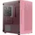 Gabinete Gamer Aerocool Trinity Mini Rosa Lateral Vidro