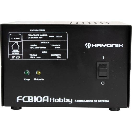Carregador Inteligente de Baterias FCB10A Hobby HAYONIK