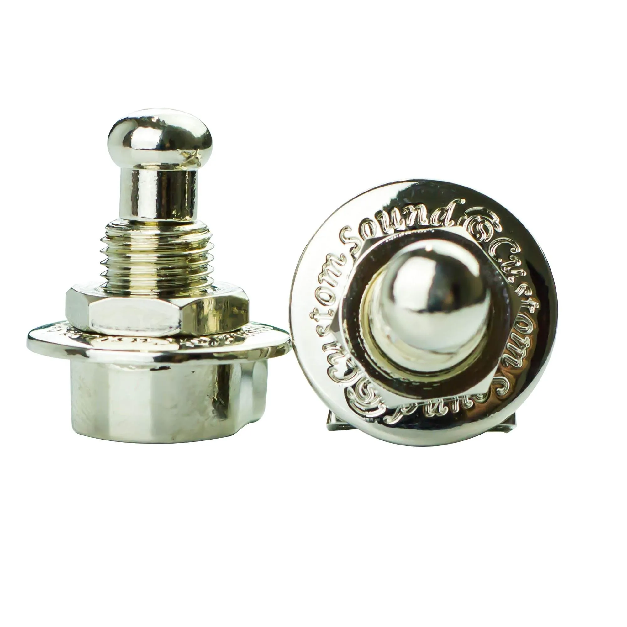 Trava para Correia Strap Lock S1 Custom Sound Cromada - Hayamax