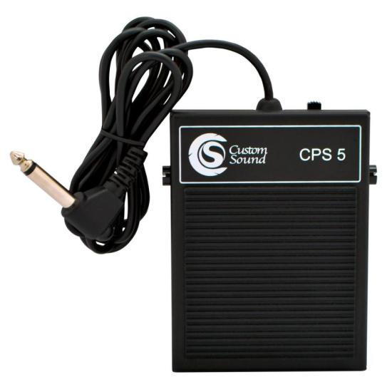 Pedal Sustain Para Teclado CPS-5 Custom Sound Preto