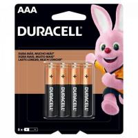 Pilha Alcalina AAA MN2400B8 DURACELL (Cartela com 8 Unid.)