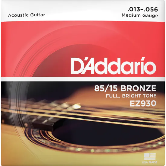 Encordoamento Violão Aço .013-.056 85/15 Bronze EZ930-B D\'Addario