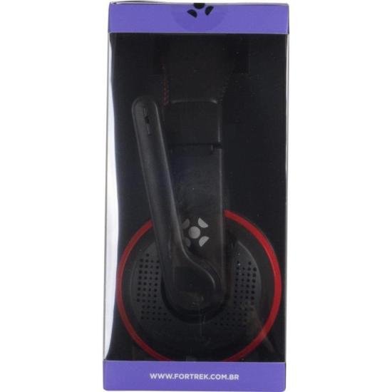 Headset Gamer Fortrek Spider Black P3 Preto/Vermelho