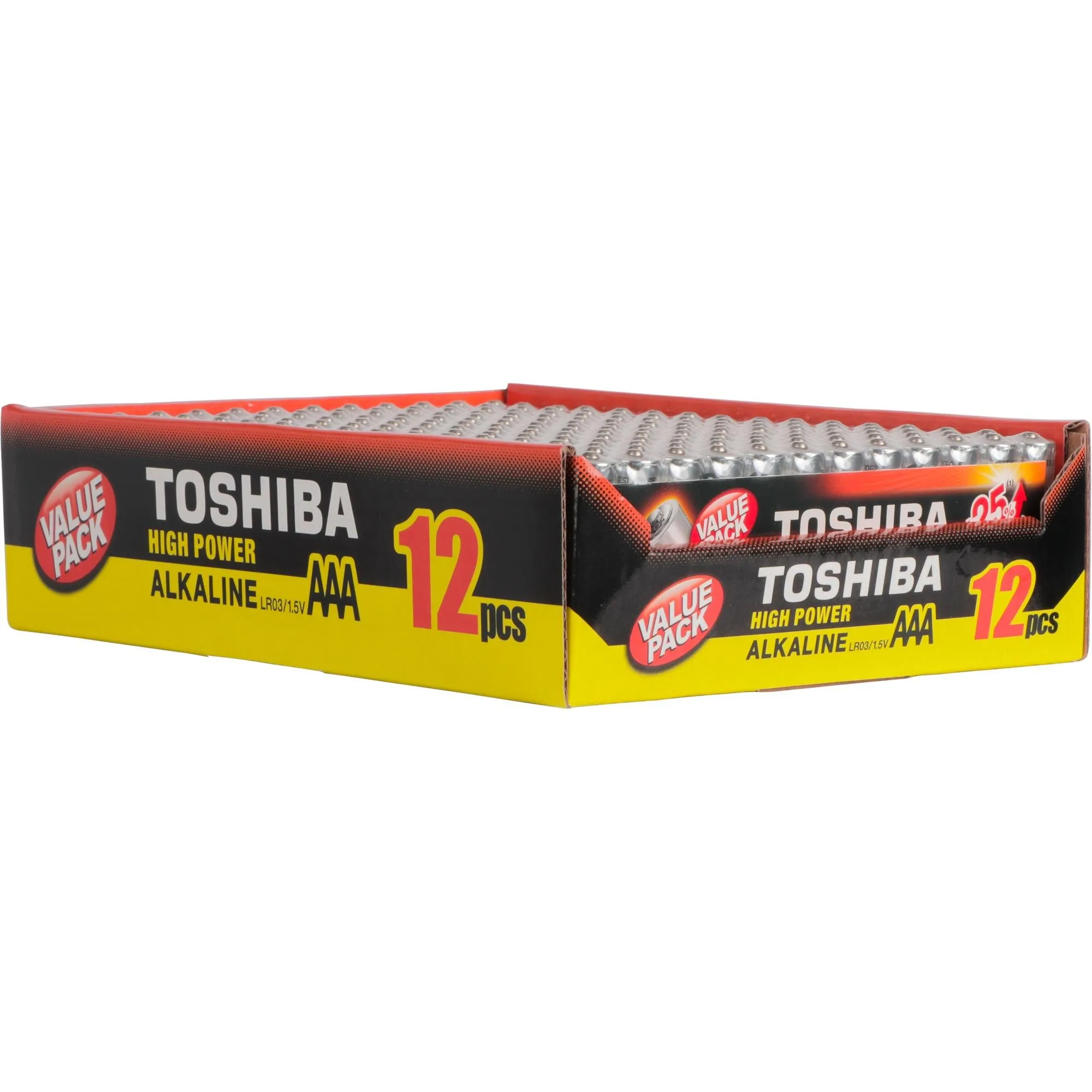 Pilha Alcalina AAA 1,5V LR03GCP (C/12 Pilhas) Toshiba