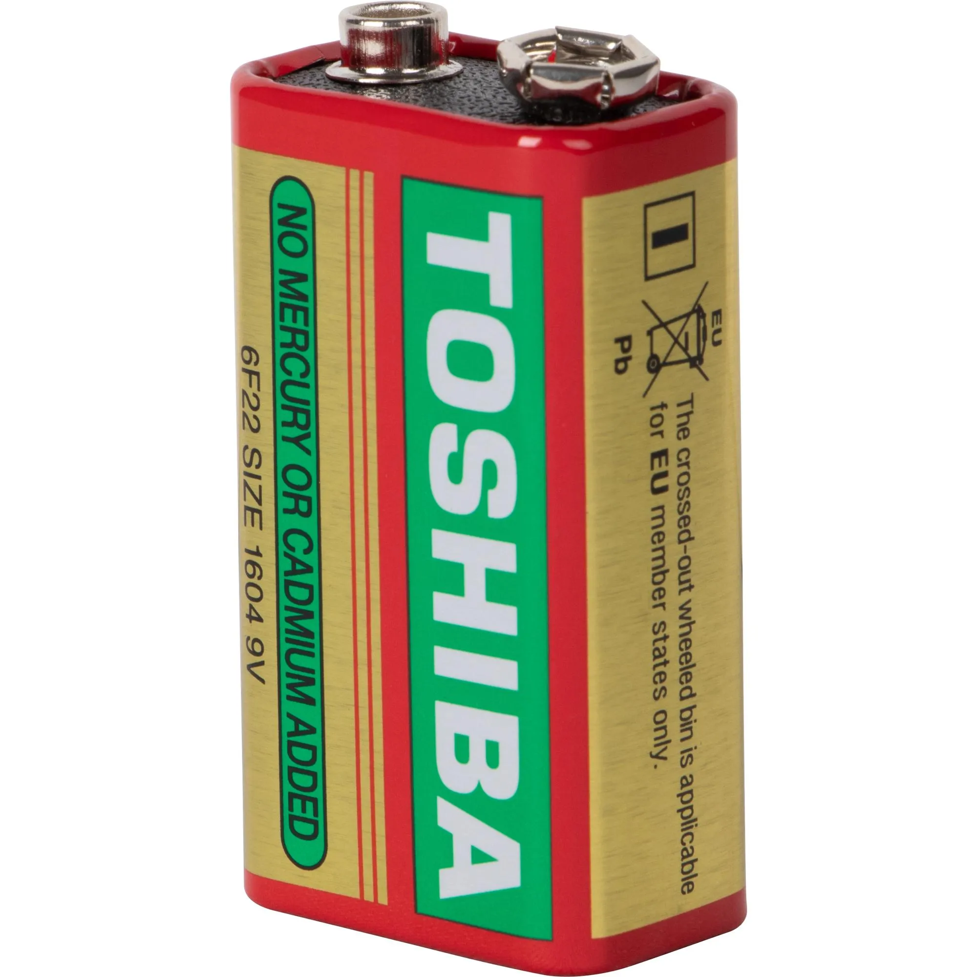 Bateria Zinco 9V Blister 6F22KG (C/1 Bateria) Toshiba