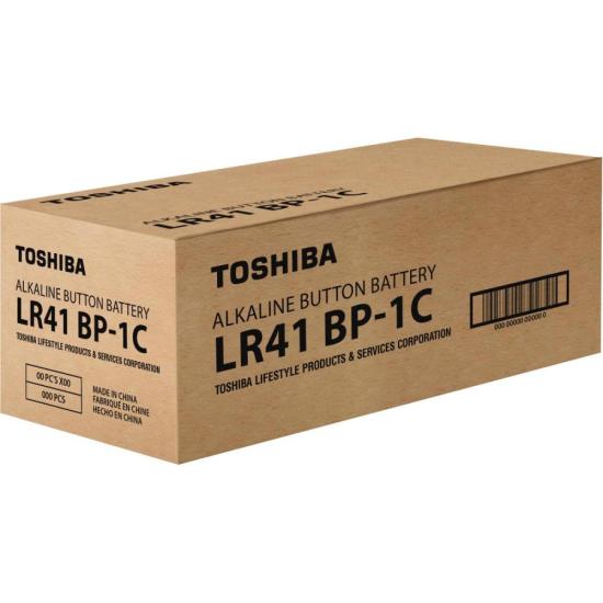 Pilha Botão Alcalina LR41 (C/1 Pilha) Toshiba 