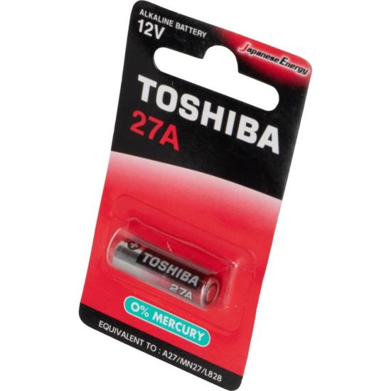Pilha Alcalina 12V 27A (C/1 Pilha) Toshiba