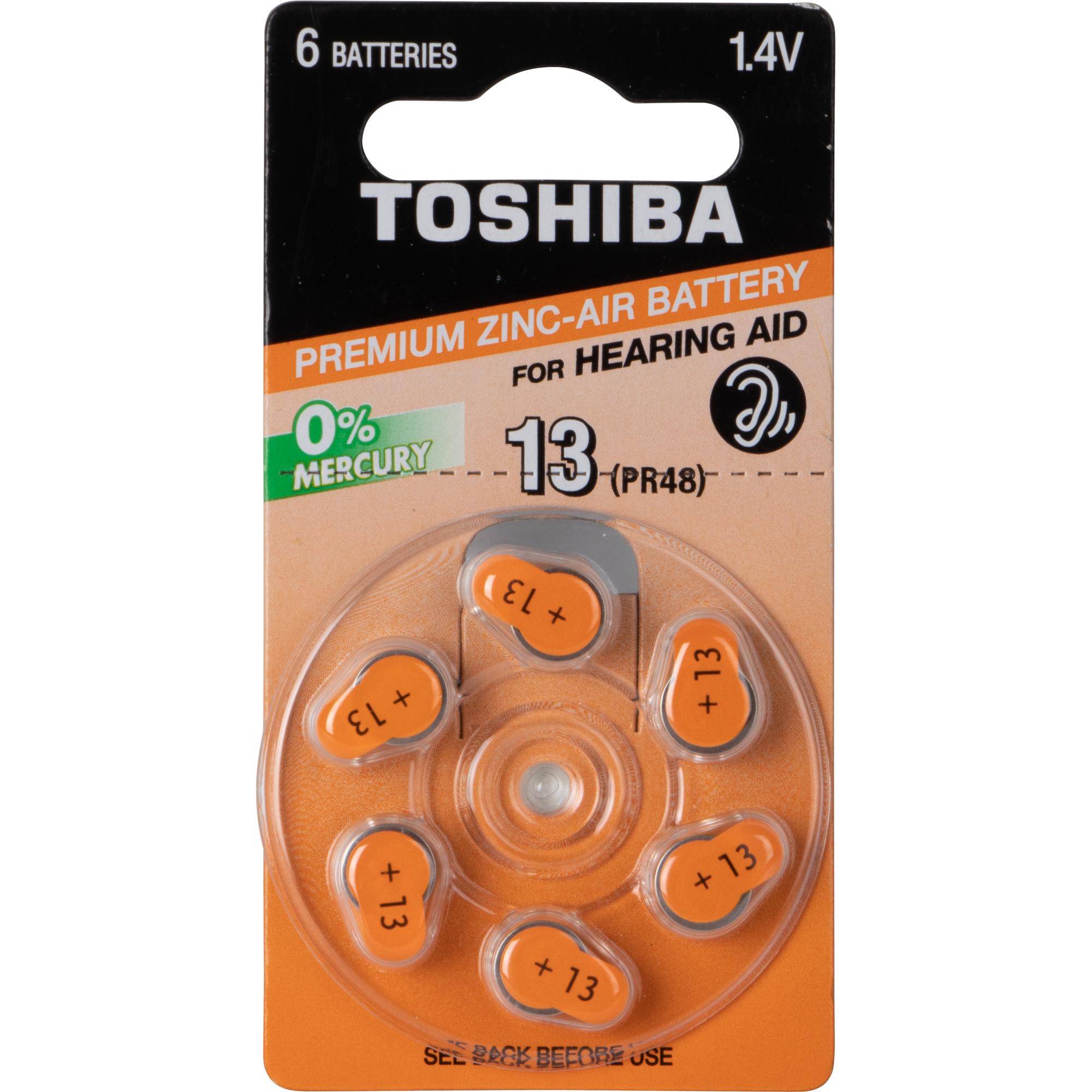 Pilha Auditiva PR48 13 (C/6 Pilhas) Toshiba