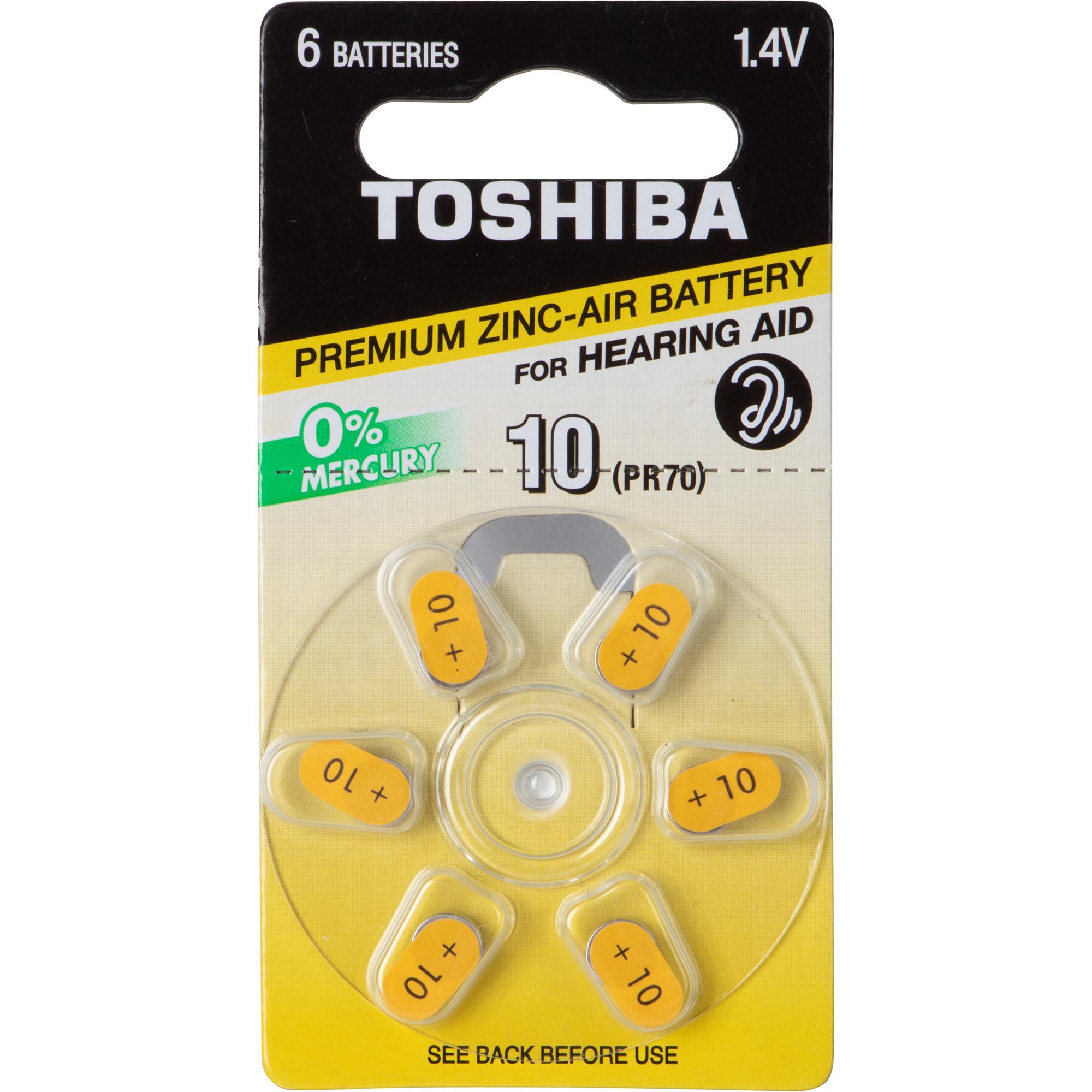 Pilha Auditiva PR70 10 (C/6 Pilhas) Toshiba
