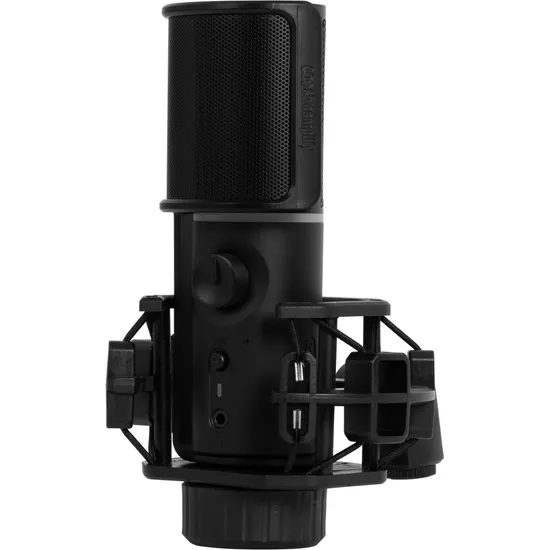 Microfone Gamer Streamplify Mic Arm Com Braço Flexível Preto RGB