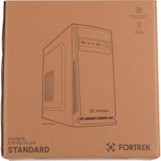 Gabinete ATX Fortrek COC502BK Compact Preto FK 621P