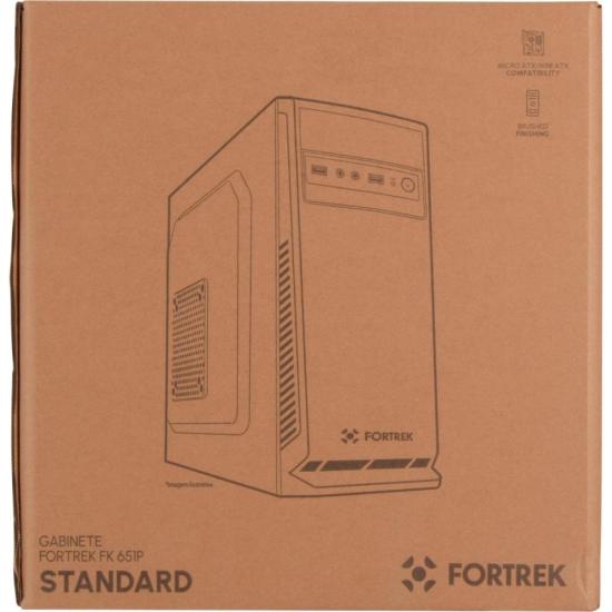 Gabinete ATX Fortrek COC502BK Compact Preto FK 621P
