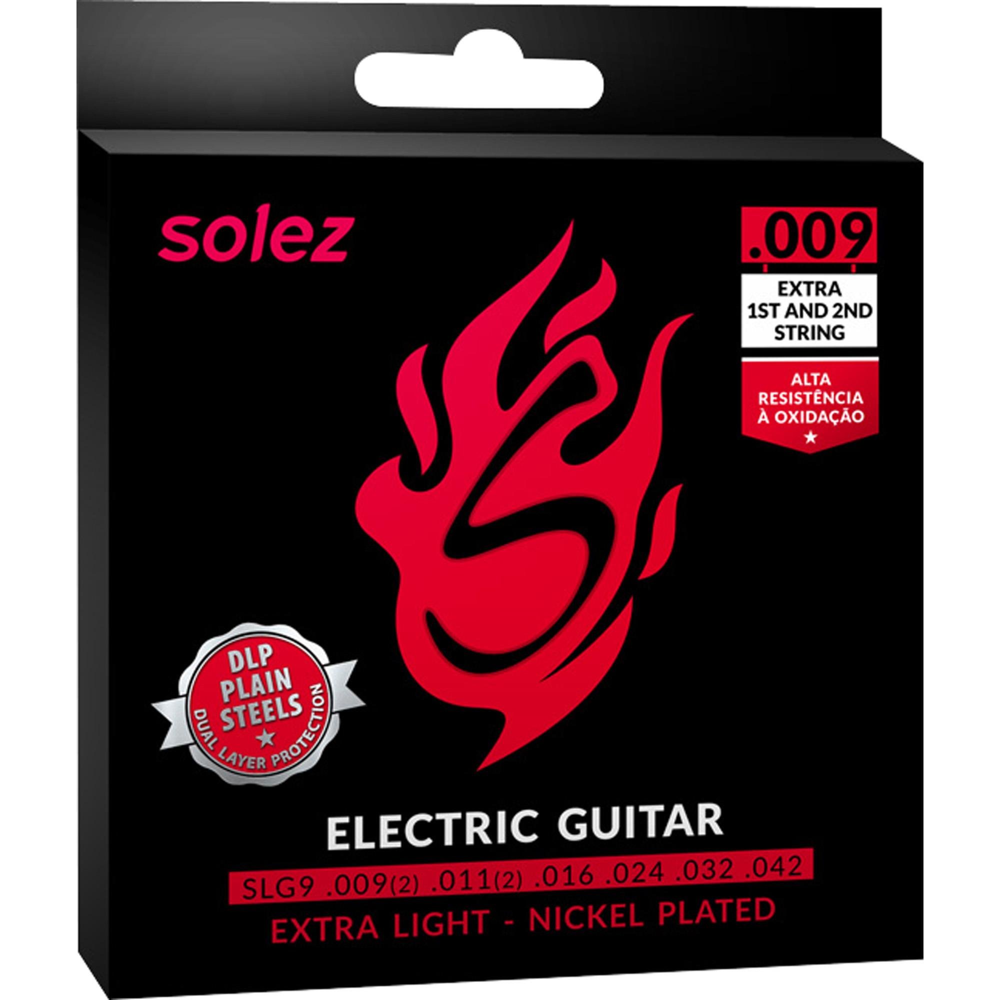 Encordoamento Guitarra Solez SLG9 009
