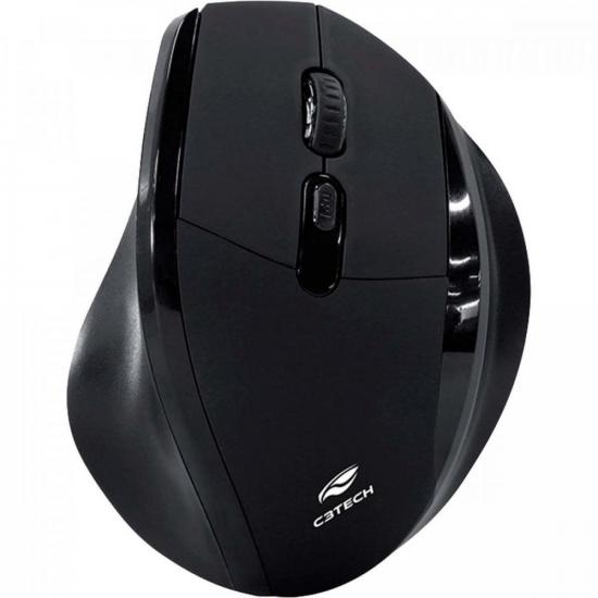 Mouse Sem Fio C3Tech M-W120BK Ergo Preto
