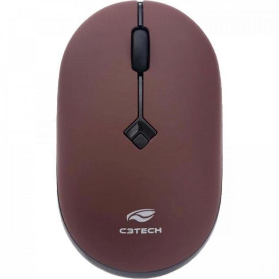 Mouse Sem Fio C3Tech M-W60RD RC Nano 1600DPI Vermelho