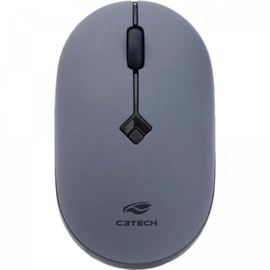 Mouse Sem Fio C3Tech M-W60GY RC Nano1600dpi Cinza