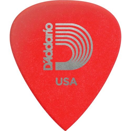 Palheta D\'Addario Duralin Extra Leve Vermelha (c/10)