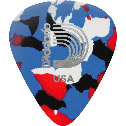 Palheta D\'Addario Celuloide Pesada Multicolor (c/10)
