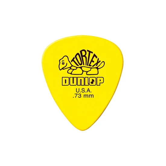 Palheta TORTEX STANDARD 418R 0.73 Amarela DUNLOP