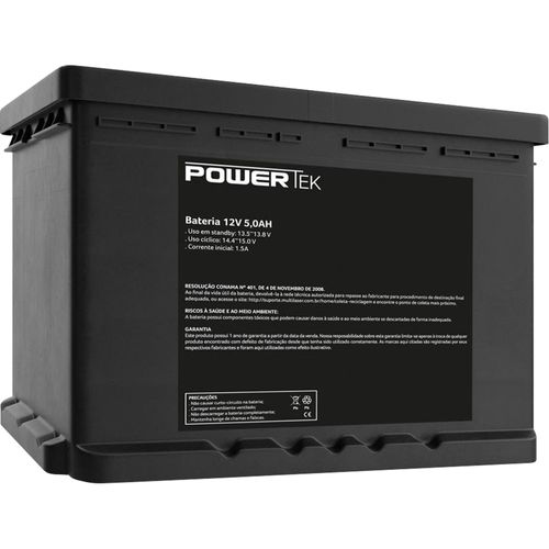 Bateria Selada 12V 5Ah EN010 Powertek