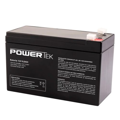 Bateria Selada 12V 9Ah EN015 Powertek