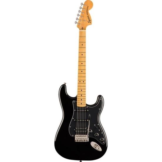 Guitarra Squier Stratocaster Vibe 70\'s HSS Preta