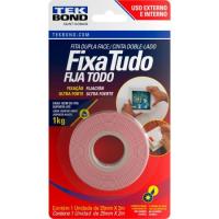Fita Acrílica Uso Externo FIXA TUDO 25mmx2m Blister TEKBOND