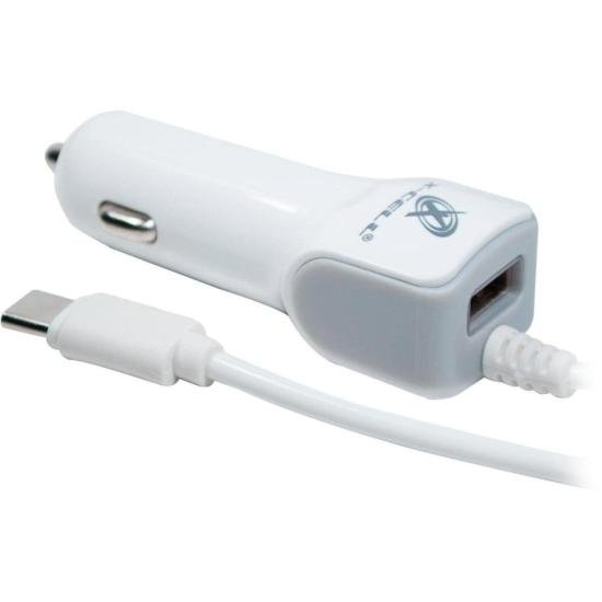 Carregador Veicular XC-USB-C USB 2.5A Branco XCell
