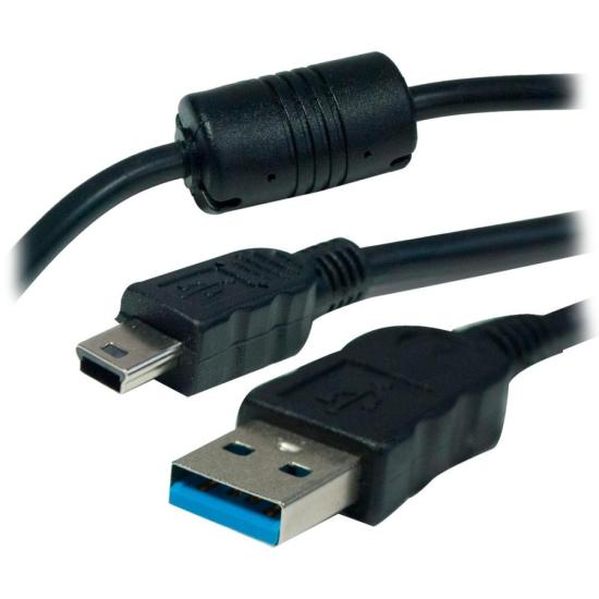 Cabo Carregador Mini USB Para PS3 1.8m Flex