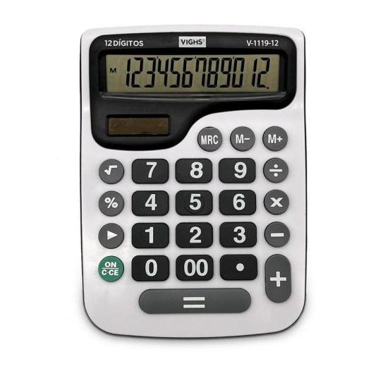 Calculadora de Mesa Vighs V-1119-12 12 Dígitos