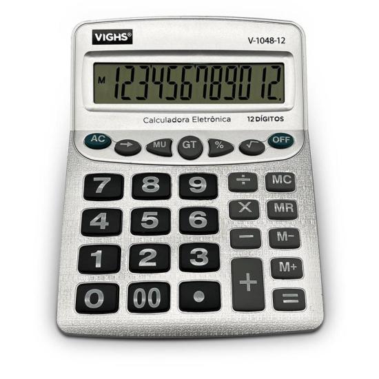 Calculadora de Mesa Vighs V-1048-12 12 Dígitos