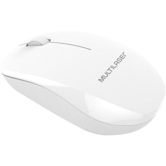 Mouse Sem Fio Multilaser MO310 USB Branco